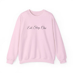 Chai Lover's Cozy Statement Sweatshirt Light Pink Chai Chai Lover Crew neck DTG Men's Clothing Regular fit Sweatshirts Unisex Valentine's Day Picks Women's Clothing Sweatshirt