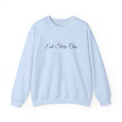 Chai Lover's Cozy Statement Sweatshirt Light Blue Chai Chai Lover Crew neck DTG Men's Clothing Regular fit Sweatshirts Unisex Valentine's Day Picks Women's Clothing Sweatshirt
