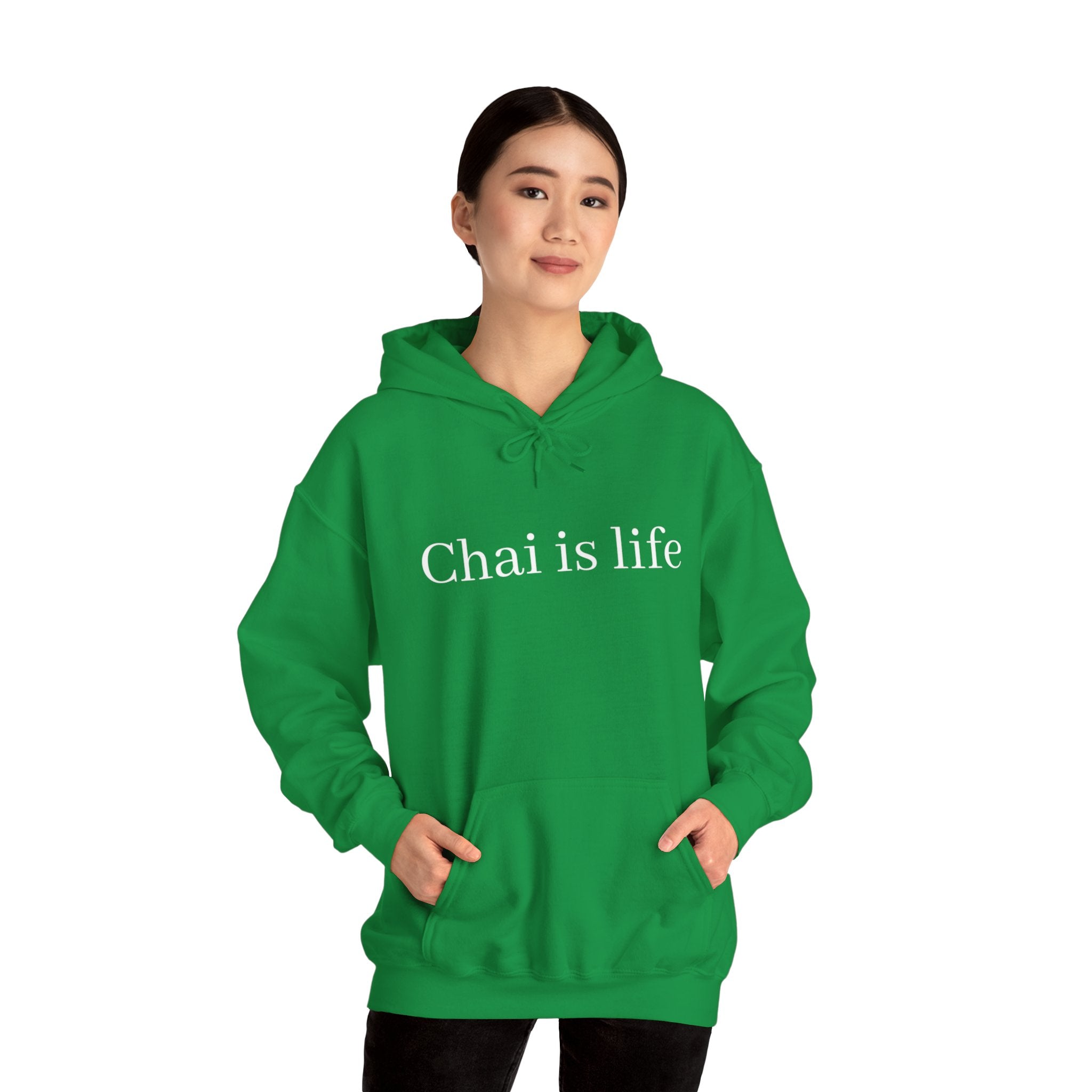 The Chai Life Sweatshirt Chai Chai Lover DTG Gift Hoodies Men's Clothing Regular fit Unisex Women's Clothing Hoodie