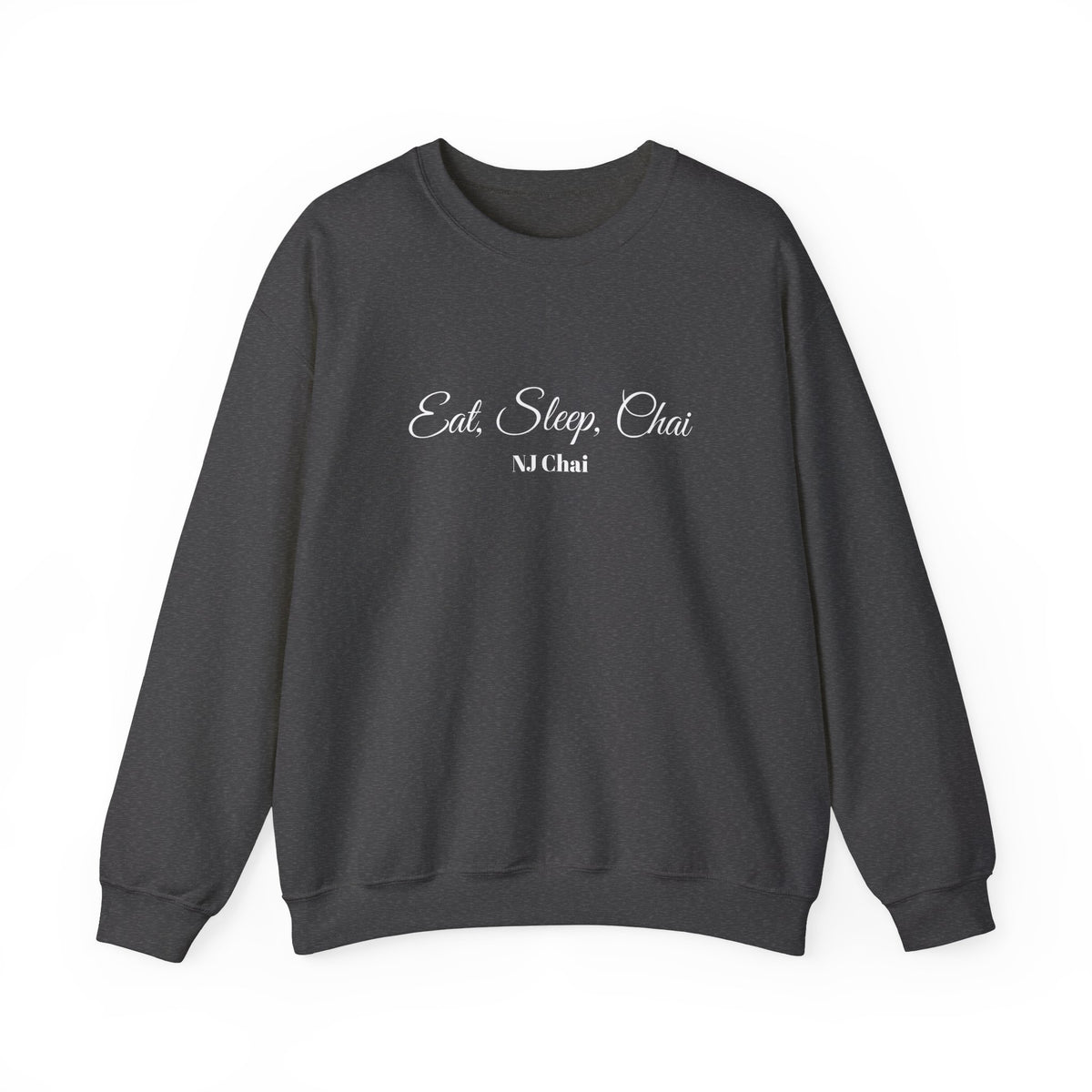 Chai Lover's Cozy Statement Sweatshirt Dark Heather Chai Chai Lover Crew neck Gift Men's Clothing Regular fit Sweatshirts Unisex Women's Clothing Sweatshirt