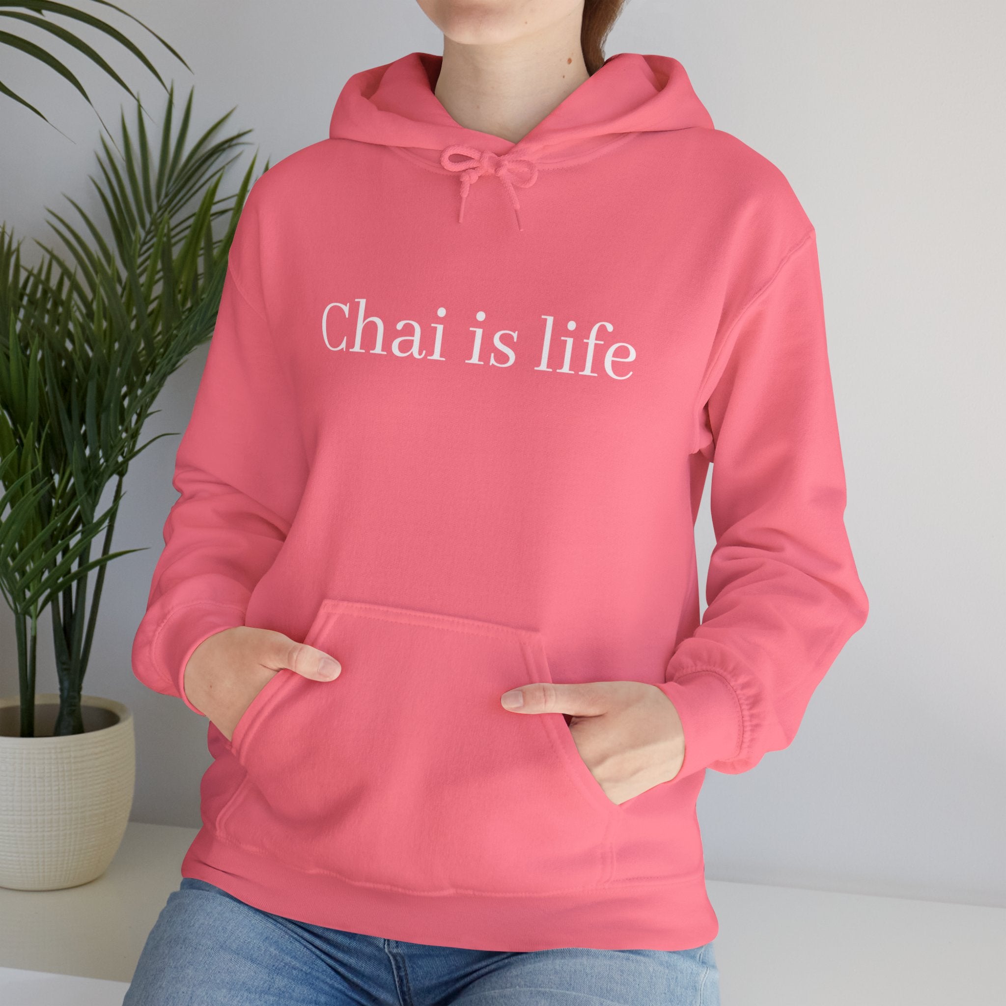 The Chai Life Sweatshirt Chai Chai Lover DTG Gift Hoodies Men's Clothing Regular fit Unisex Women's Clothing Hoodie