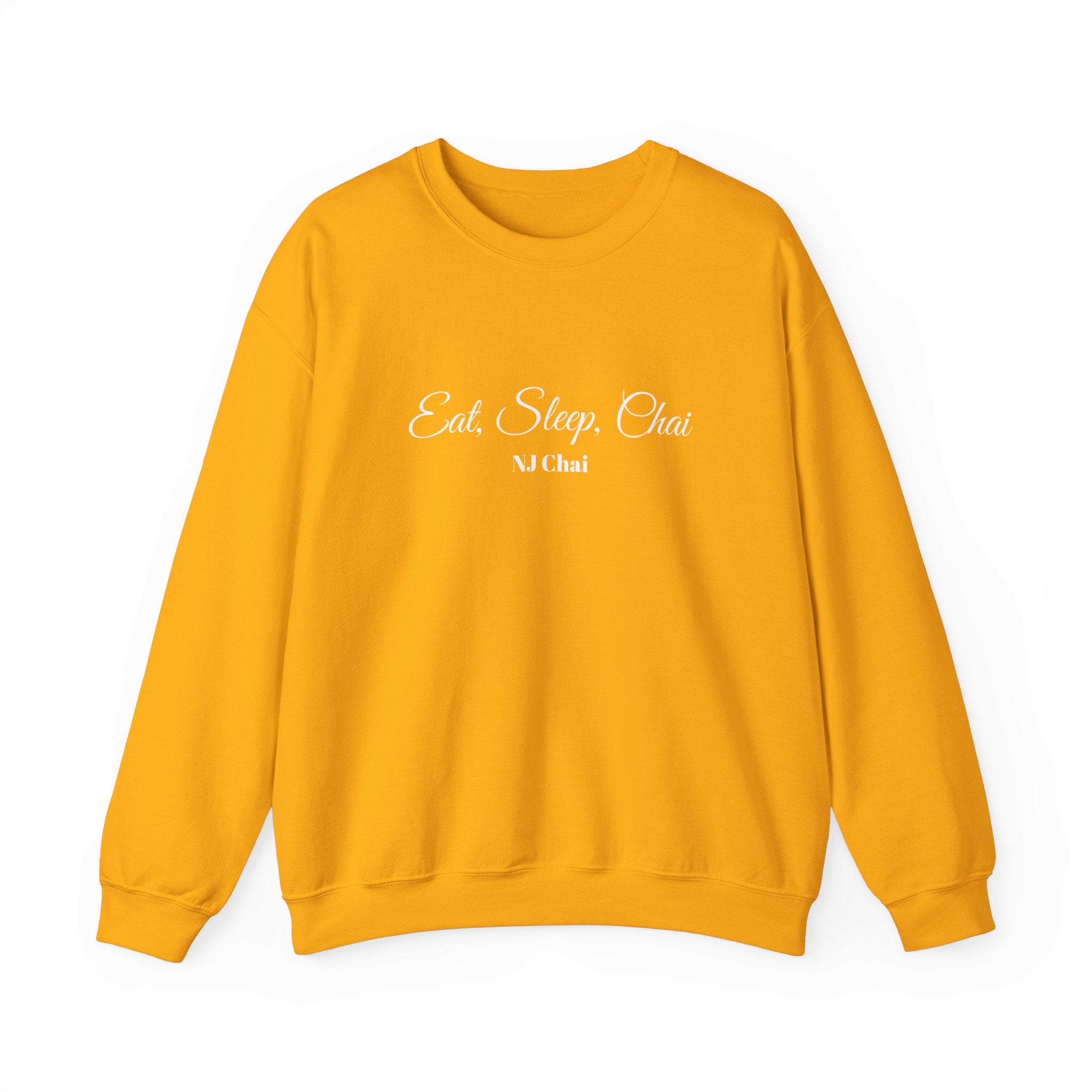 Chai Lover's Cozy Statement Sweatshirt Gold Chai Chai Lover Crew neck Gift Men's Clothing Regular fit Sweatshirts Unisex Women's Clothing Sweatshirt