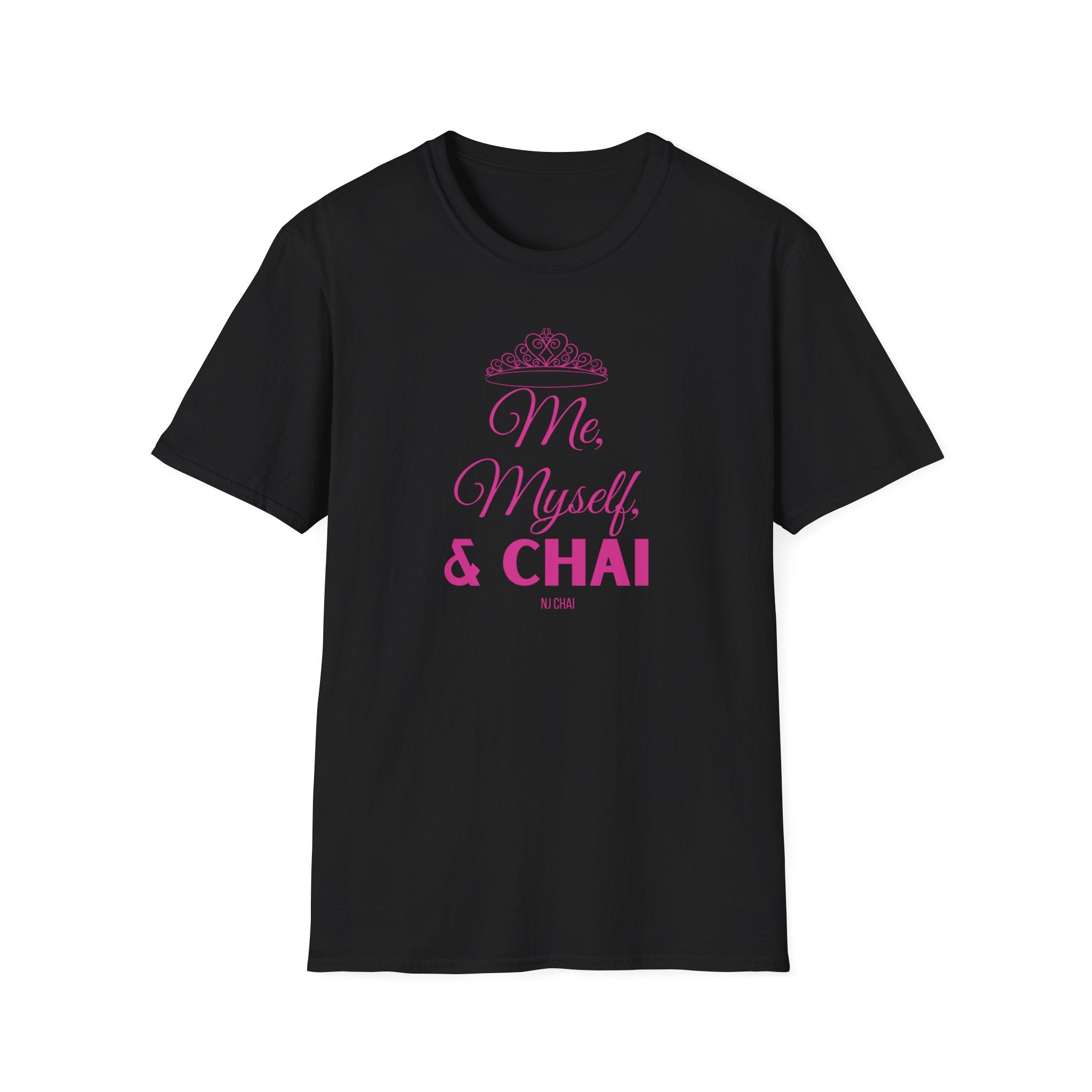 Chai Princess Tshirt Black and I Chai Chai Lover Cotton Crew neck DTG Me Men's Clothing Myself Neck Labels Princess Regular fit T-shirts Women's Clothing T-Shirt