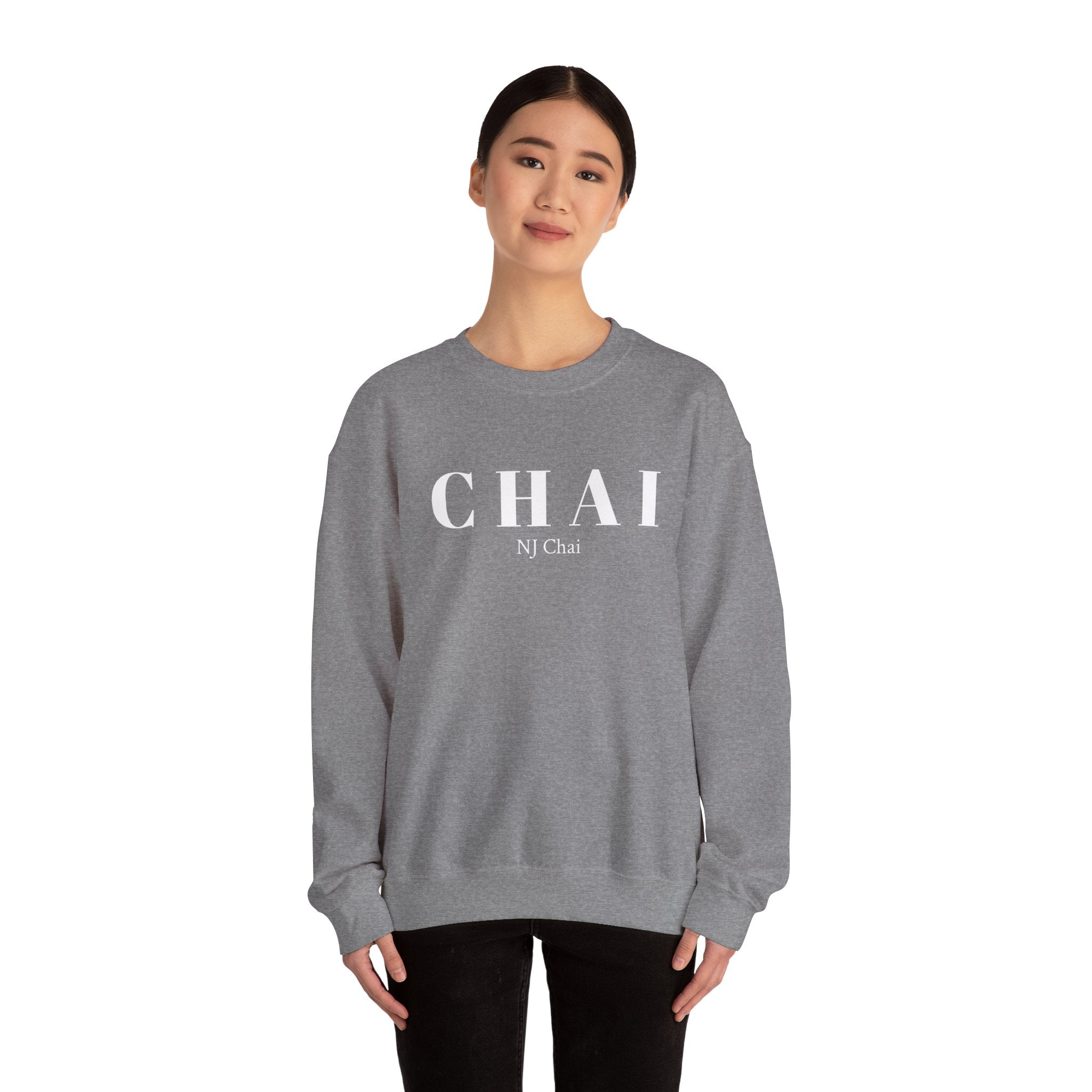 Chai Comfort Sweatshirt Chai Chai is life Chai lover Crew neck DTG Men's Clothing Regular fit Sweatshirts Unisex Valentine's Day Picks Women's Clothing Sweatshirt