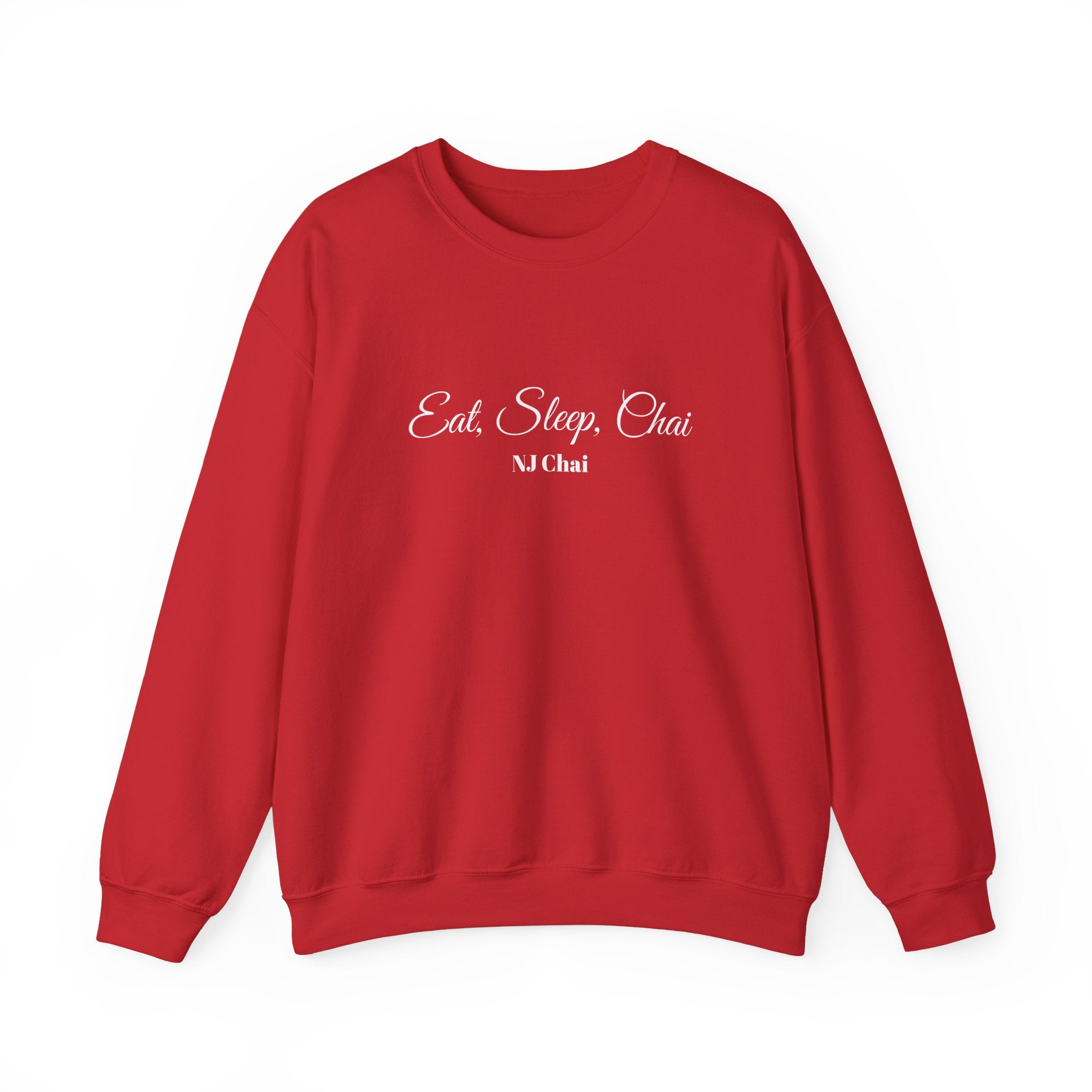 Chai Lover's Cozy Statement Sweatshirt Red Chai Chai Lover Crew neck Gift Men's Clothing Regular fit Sweatshirts Unisex Women's Clothing Sweatshirt