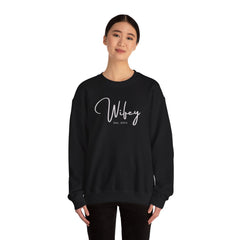 The Wifey Everyday Sweatshirt Bachlor Bachlorette Bachlorette party Couples Crew neck DTG Gift Hubby Men's Clothing Newly wed Newly wed sweatshirt Regular fit Sweatshirts Unisex Valentine's Day Picks Wifey Women's Clothing Sweatshirt