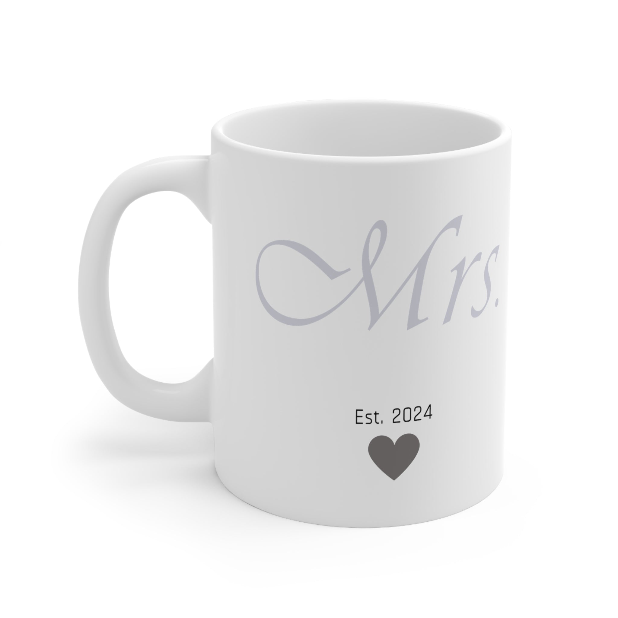 Mrs. Mug 11oz 11oz Bachelor Bachlorette bride Chai Chai Latte Chai Lover Coffee Coffee Mugs couple Gift Green tea groom Groom Squad Holiday Picks Holidays Home & Living Kitchen Latte Mugs Newly weds Sublimation Tea Valentine's Day Picks White base Winter Mug