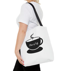 Chai Is Life Tote Bag Large Accessories All Over Print Assembled in the USA Assembled in USA Bags Made in the USA Made in USA Totes Bags