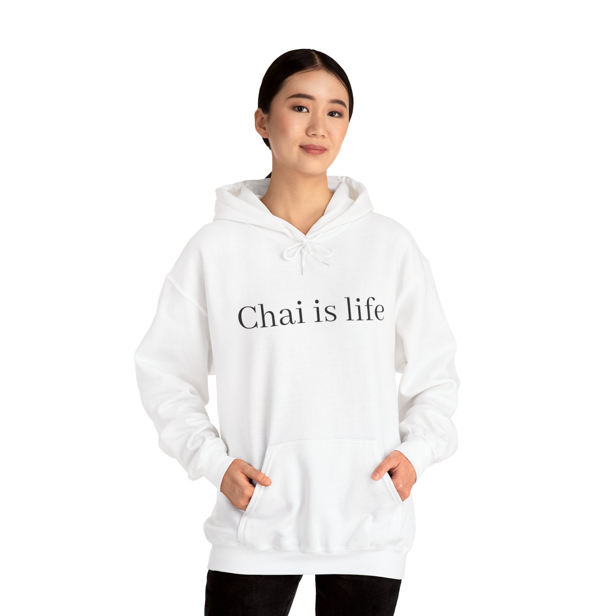 The Chai Life Sweatshirt Chai Chai Lover DTG Gift Hoodies Men's Clothing Regular fit Unisex Women's Clothing Hoodie