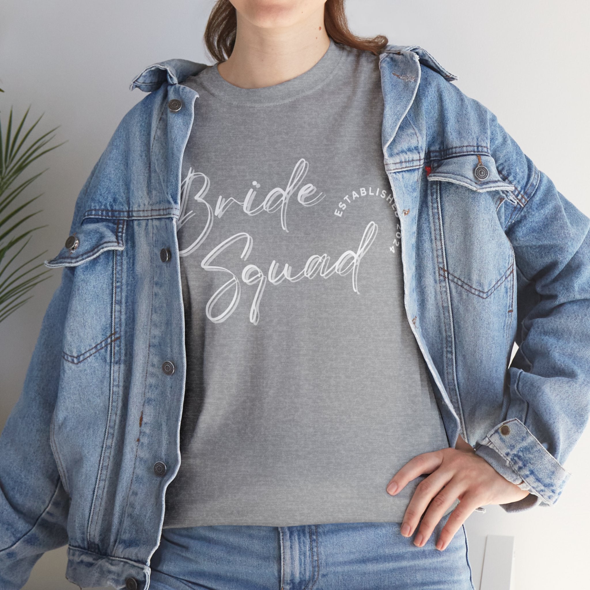 The Bride Squad Tshirt 2 day delivery Bachelor Party Bachlorette Party Bachlorette Trip Bride Bridesmaid Crew neck DTG Express delivery Fast delivery Gift Men's Clothing Neck Labels Newly wed Regular fit T-shirts Unisex Women's Clothing T-Shirt