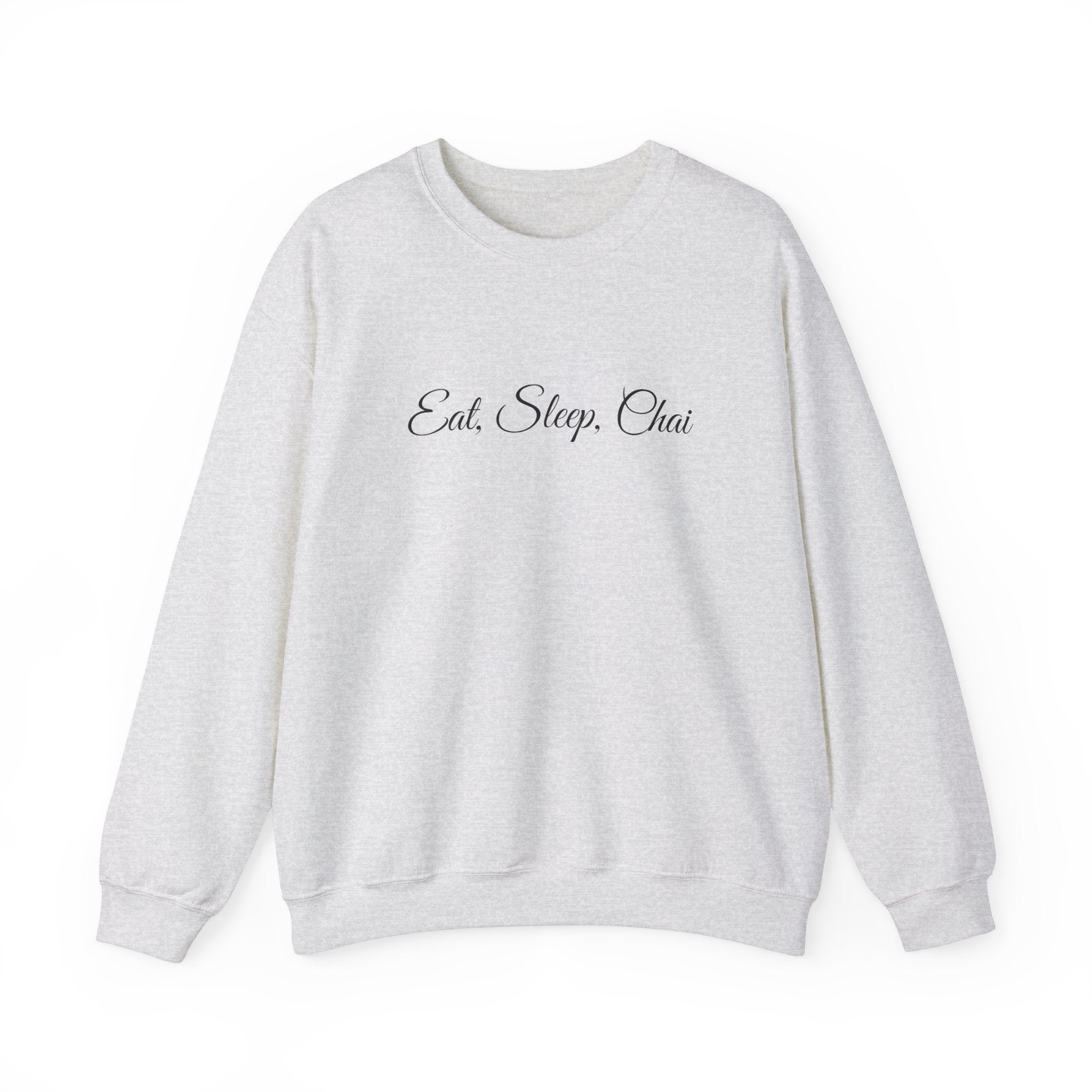 Chai Lover's Cozy Statement Sweatshirt Ash Chai Chai Lover Crew neck DTG Men's Clothing Regular fit Sweatshirts Unisex Valentine's Day Picks Women's Clothing Sweatshirt