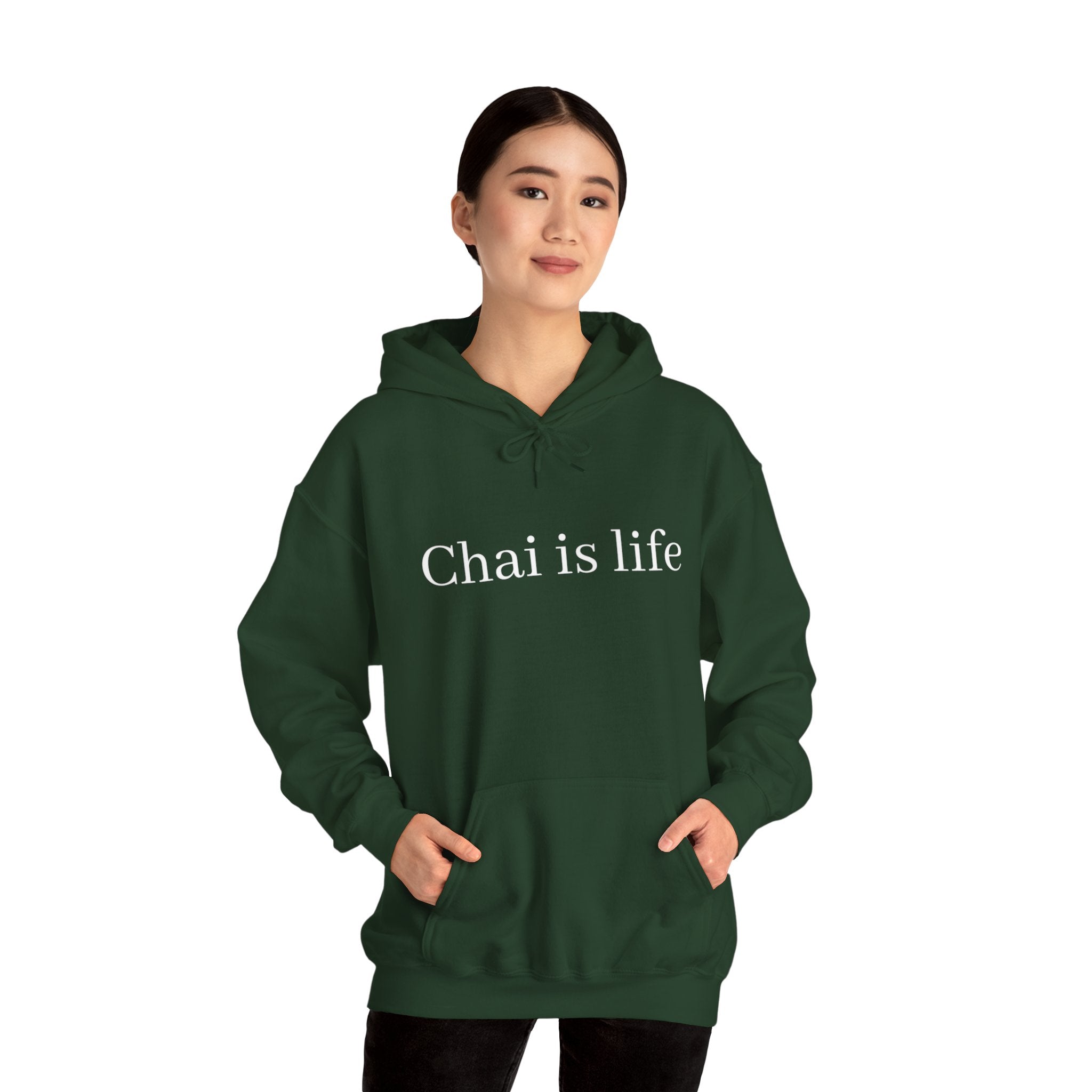 The Chai Life Sweatshirt Chai Chai Lover DTG Gift Hoodies Men's Clothing Regular fit Unisex Women's Clothing Hoodie