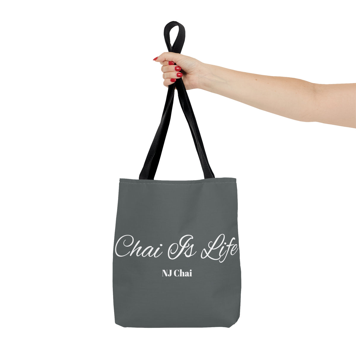 Chai Is Life Tote Bag Small Accessories All Over Print Assembled in the USA Assembled in USA Bags chai chai lover Made in the USA Made in USA Totes Bags