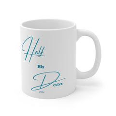 Her Deen Mug 11oz 11oz bride Chai Chai Lover Coffee Coffee Mugs Deen Green Tea groom Herbal Teas Holiday Picks Home & Living Islam Islamic Kitchen Latte Married Mugs newly weds Sublimation Tea Valentine's Day Picks White base Mug