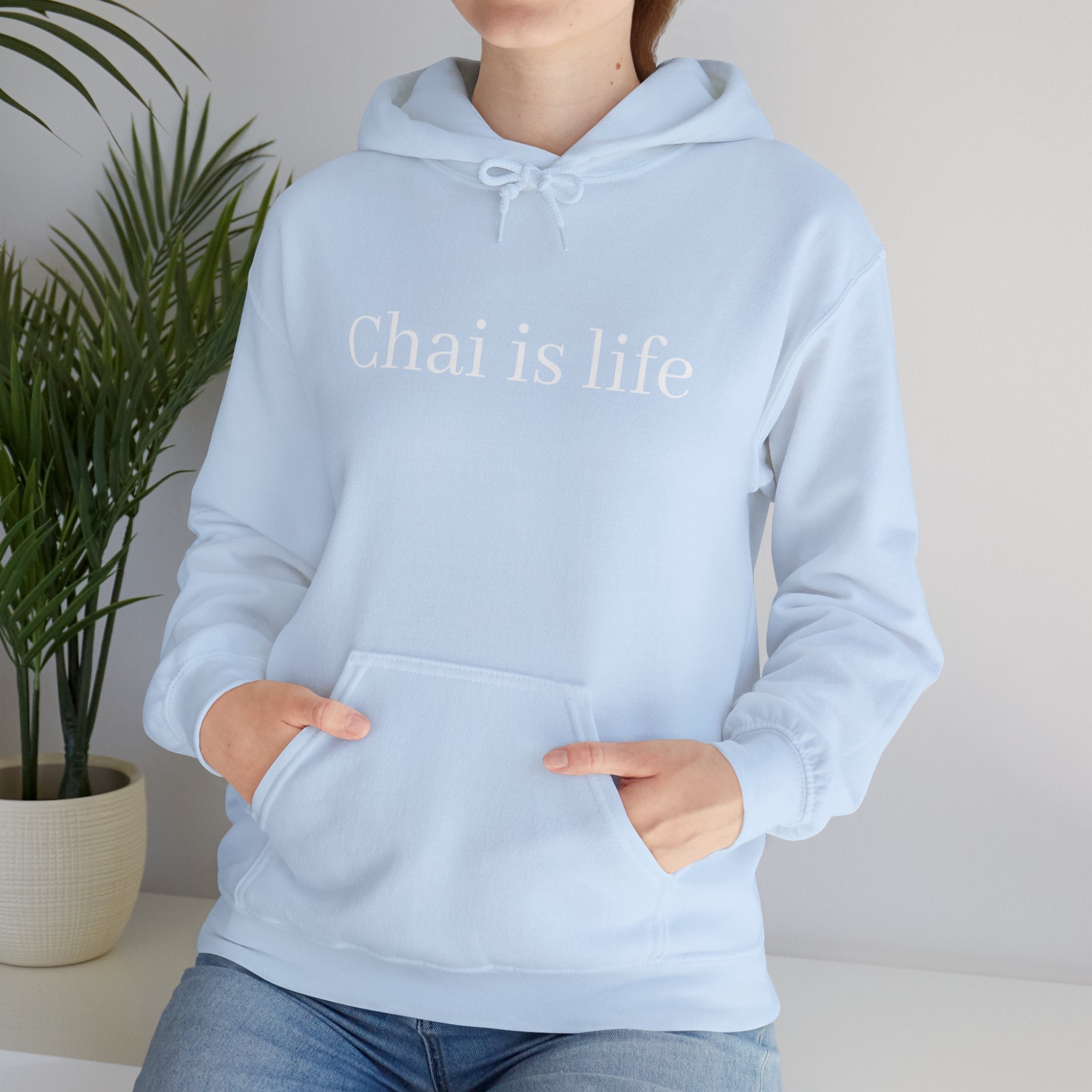 The Chai Life Sweatshirt Chai Chai Lover DTG Gift Hoodies Men's Clothing Regular fit Unisex Women's Clothing Hoodie