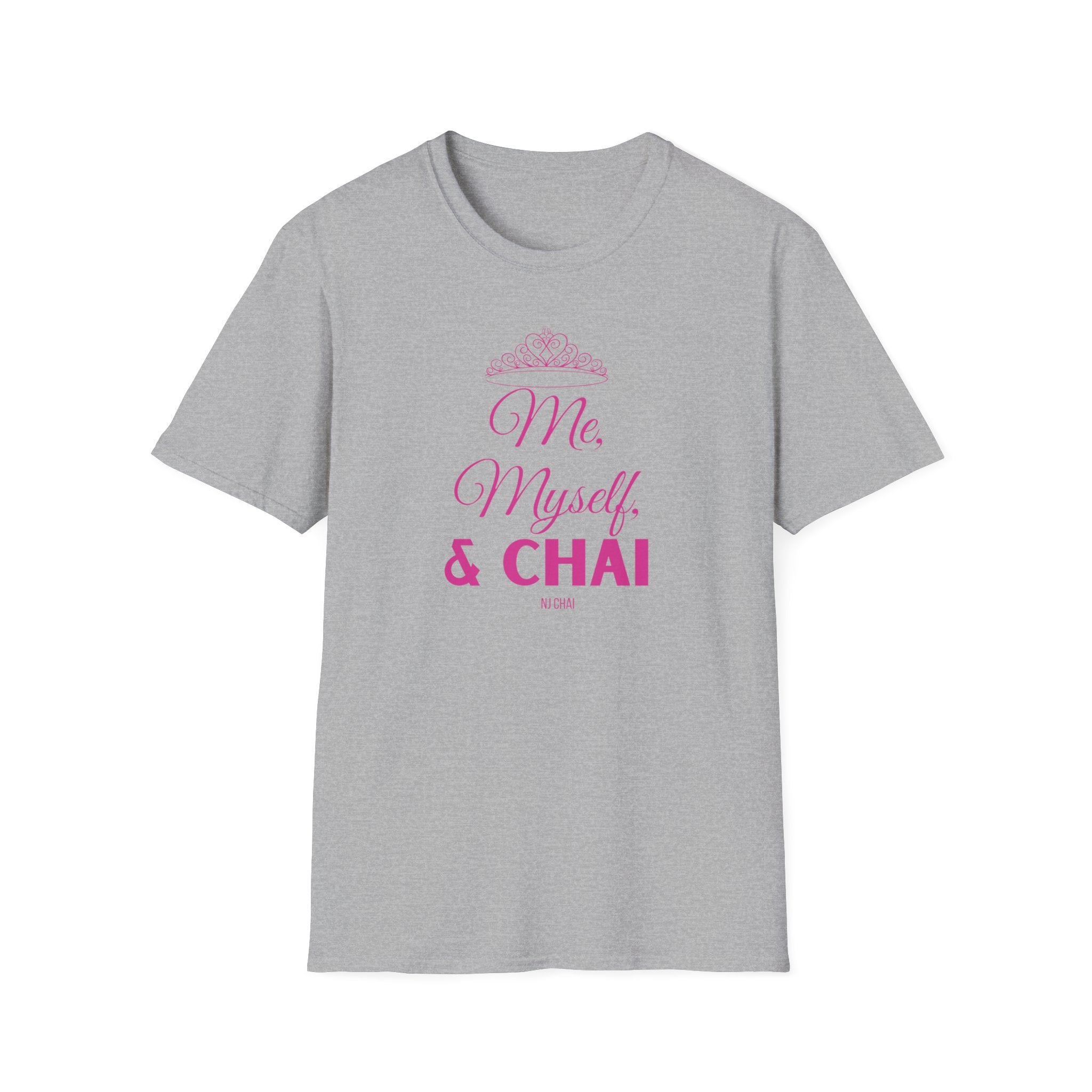 Chai Princess Tshirt Sport Grey and I Chai Chai Lover Cotton Crew neck DTG Me Men's Clothing Myself Neck Labels Princess Regular fit T-shirts Women's Clothing T-Shirt