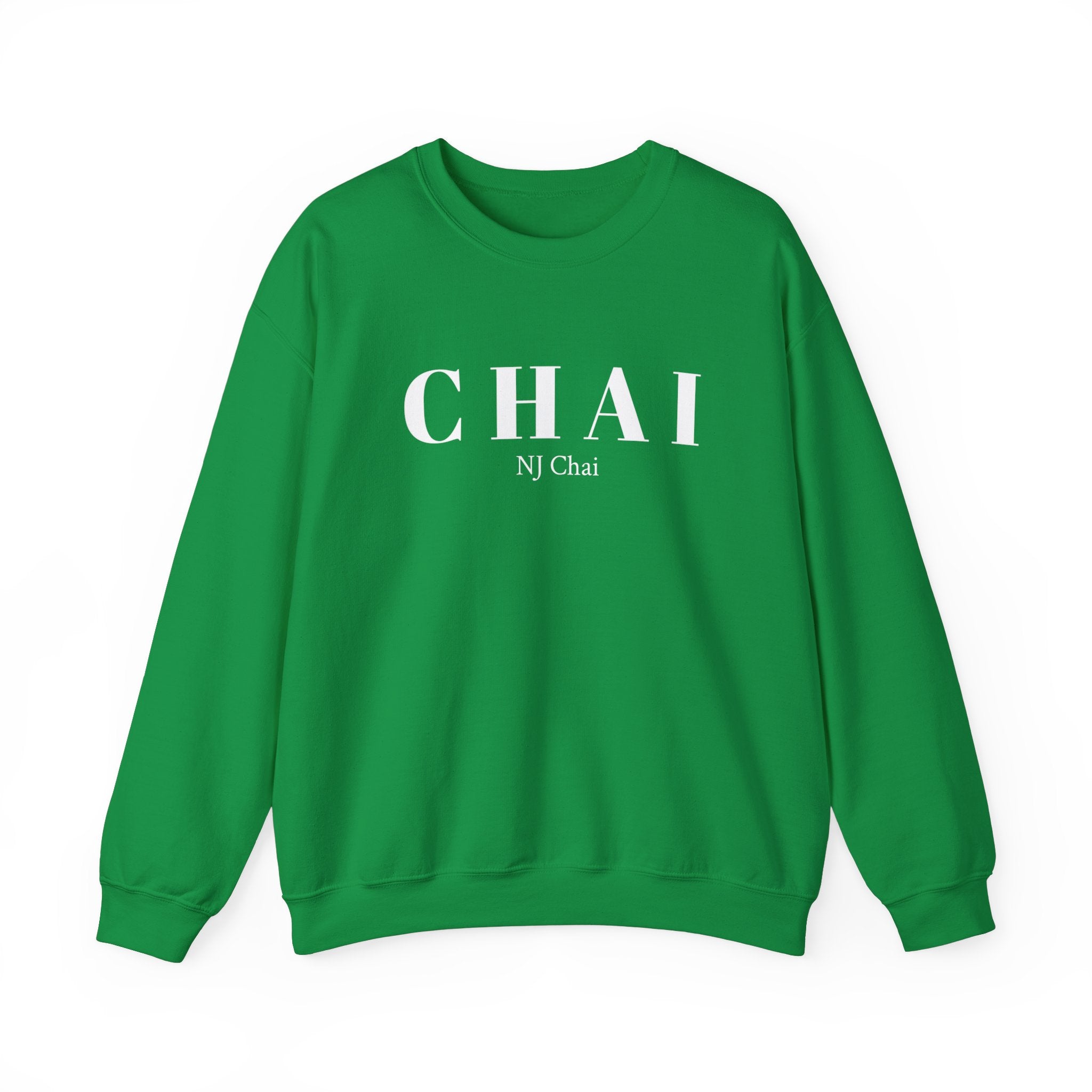 Chai Comfort Sweatshirt Irish Green Chai Chai is life Chai lover Crew neck DTG Men's Clothing Regular fit Sweatshirts Unisex Valentine's Day Picks Women's Clothing Sweatshirt