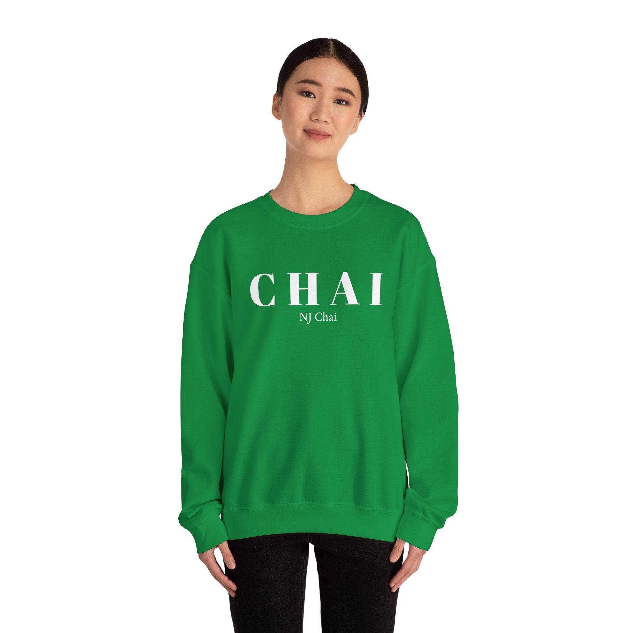 Chai Comfort Sweatshirt Chai Chai is life Chai lover Crew neck DTG Men's Clothing Regular fit Sweatshirts Unisex Valentine's Day Picks Women's Clothing Sweatshirt