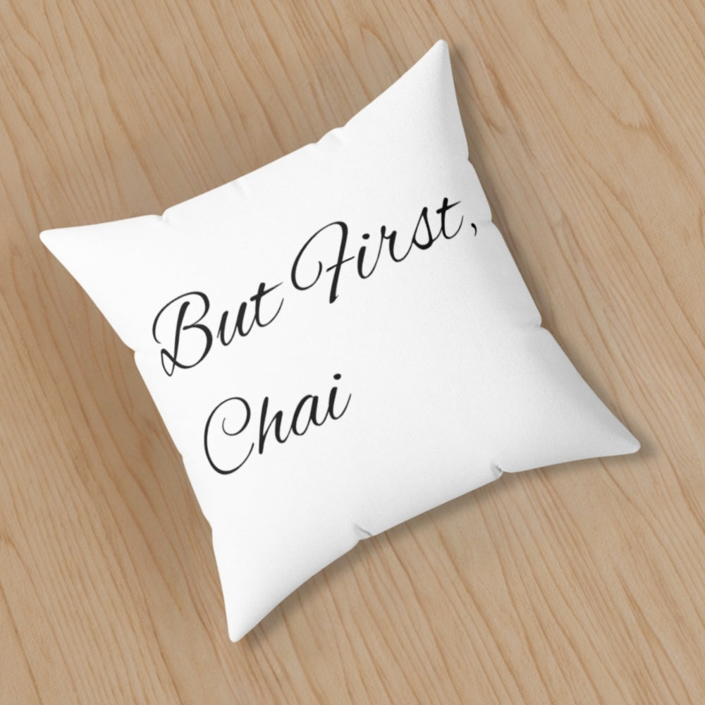 First Chai Decor Pillow All Over Print AOP Bed Bedding Chai Chai Lover Decor Fall Picks Home & Living Indoor Kitchen Pillows & Covers Valentine's Day Picks Home Decor