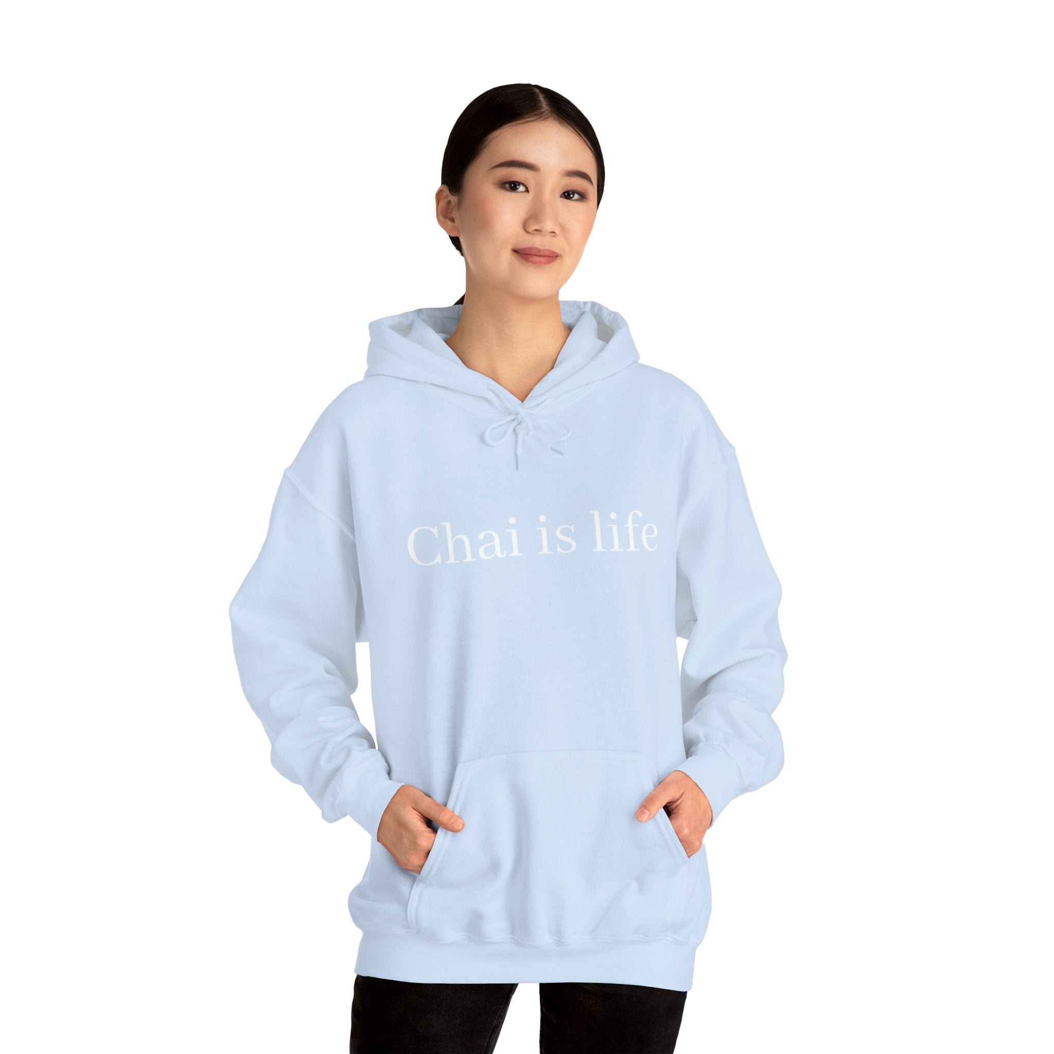 The Chai Life Sweatshirt Chai Chai Lover DTG Gift Hoodies Men's Clothing Regular fit Unisex Women's Clothing Hoodie