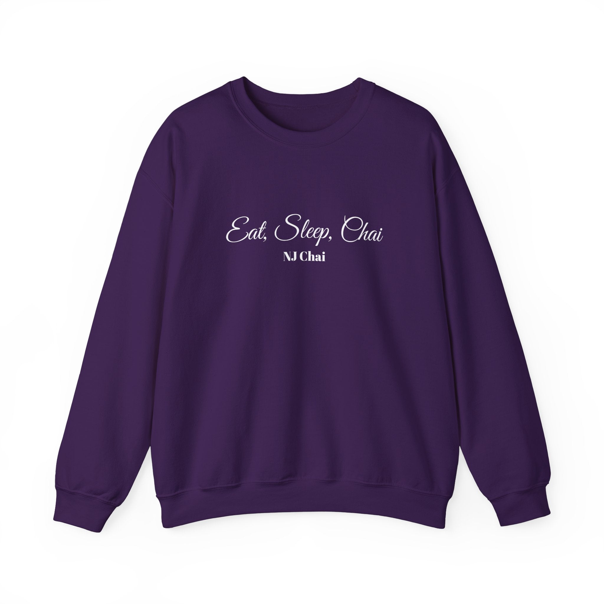 Chai Lover's Cozy Statement Sweatshirt Purple Chai Chai Lover Crew neck Gift Men's Clothing Regular fit Sweatshirts Unisex Women's Clothing Sweatshirt