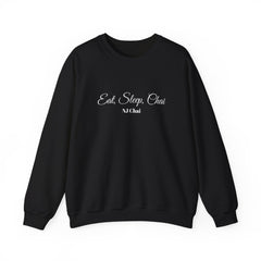 Chai Lover's Cozy Statement Sweatshirt Black Chai Chai Lover Crew neck Gift Men's Clothing Regular fit Sweatshirts Unisex Women's Clothing Sweatshirt