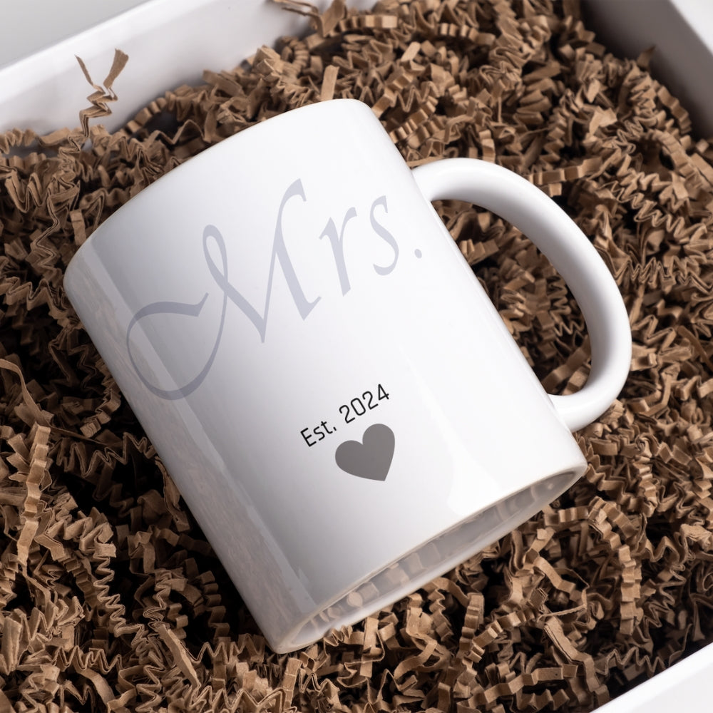 Mrs. Mug 11oz Bachelor Bachlorette bride Chai Chai Latte Chai Lover Coffee Coffee Mugs couple Gift Green tea groom Groom Squad Holiday Picks Holidays Home & Living Kitchen Latte Mugs Newly weds Sublimation Tea Valentine's Day Picks White base Winter Mug