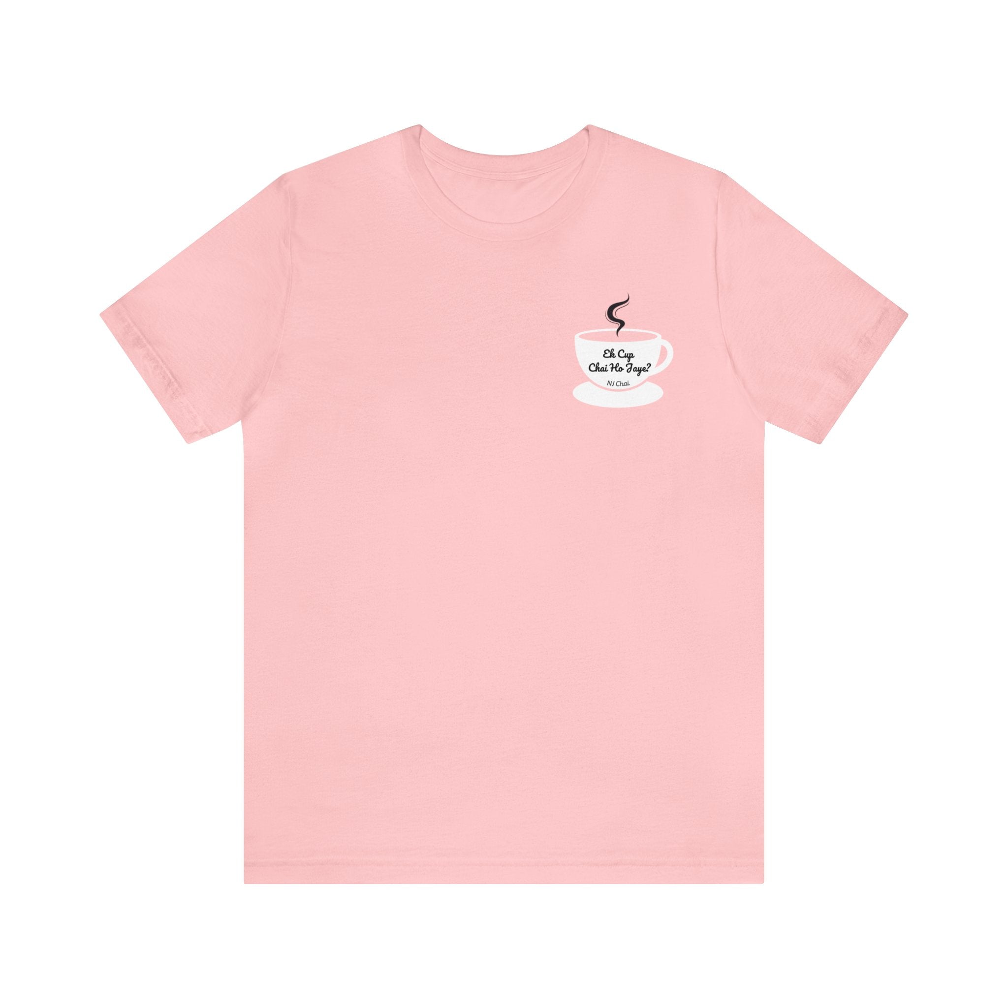 Ek Cup Chai Tshirt Pink 2 day delivery Chai Chai Ho jaye? Chai Lover Cotton Crew neck DTG Express delivery Fast delivery Gift Men's Clothing Neck Labels Regular fit T-shirts Unisex Women's Clothing T-Shirt