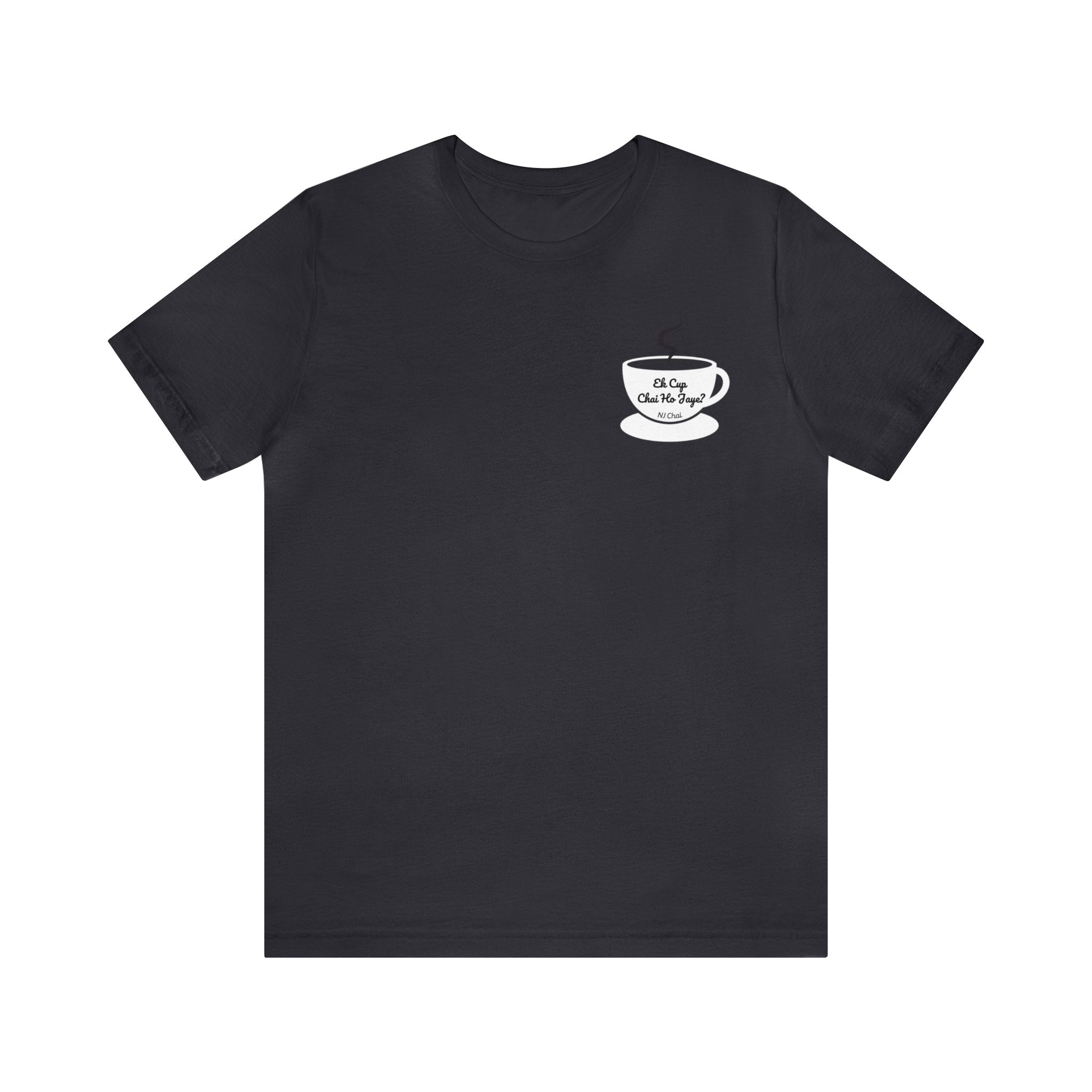 Ek Cup Chai Tshirt Dark Grey 2 day delivery Chai Chai Ho jaye? Chai Lover Cotton Crew neck DTG Express delivery Fast delivery Gift Men's Clothing Neck Labels Regular fit T-shirts Unisex Women's Clothing T-Shirt