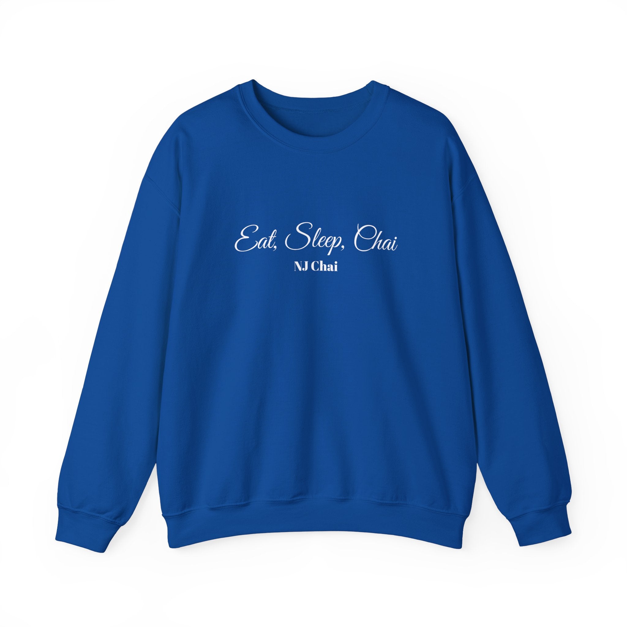 Chai Lover's Cozy Statement Sweatshirt Royal Chai Chai Lover Crew neck Gift Men's Clothing Regular fit Sweatshirts Unisex Women's Clothing Sweatshirt