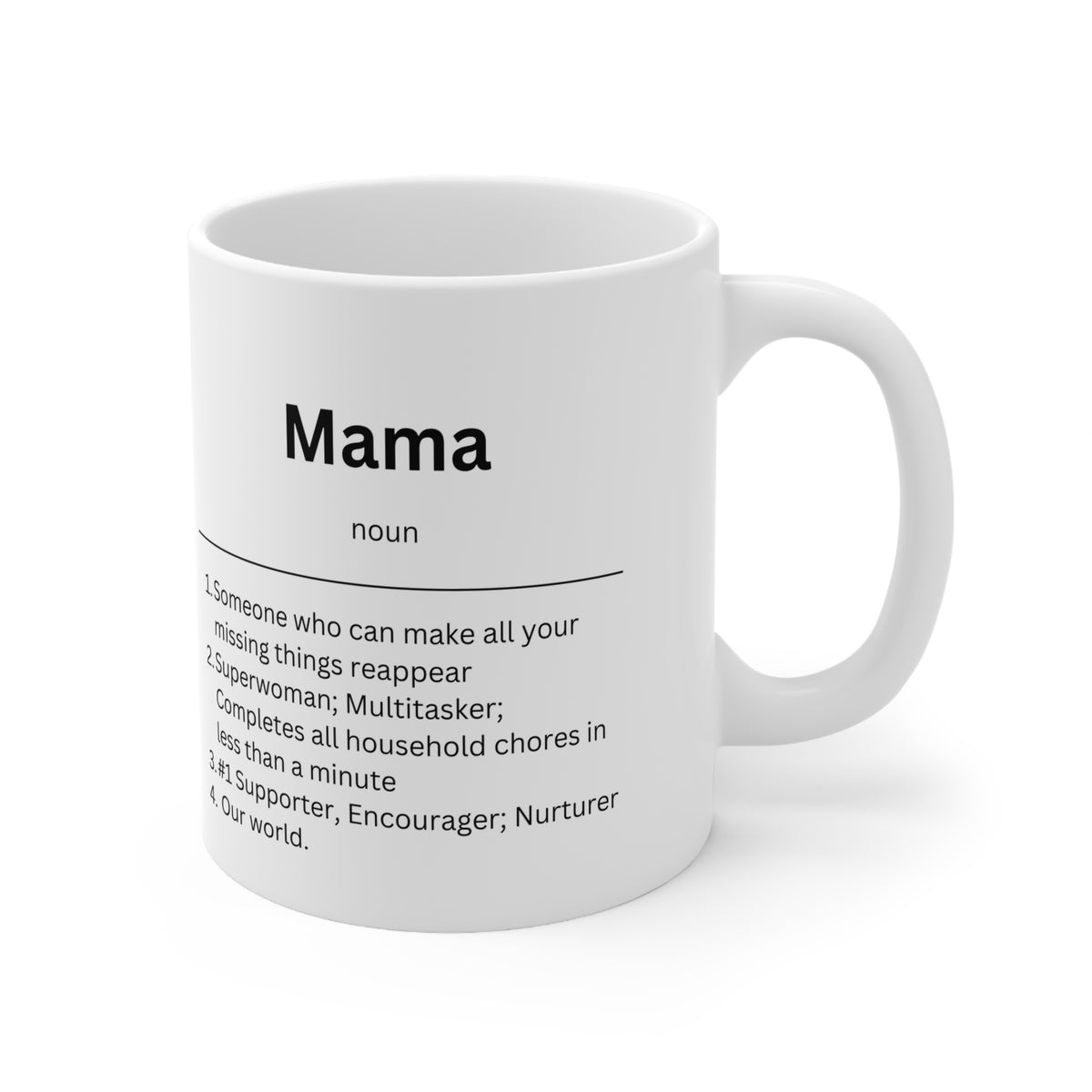 Appreciation Mug for Mamas 11oz 11oz Chai Chai Lover Coffee Mugs Gift Holiday Picks Home & Living Kitchen Mom Mother's day Motivation Mugs Sublimation Valentine's Day Picks White base Mug