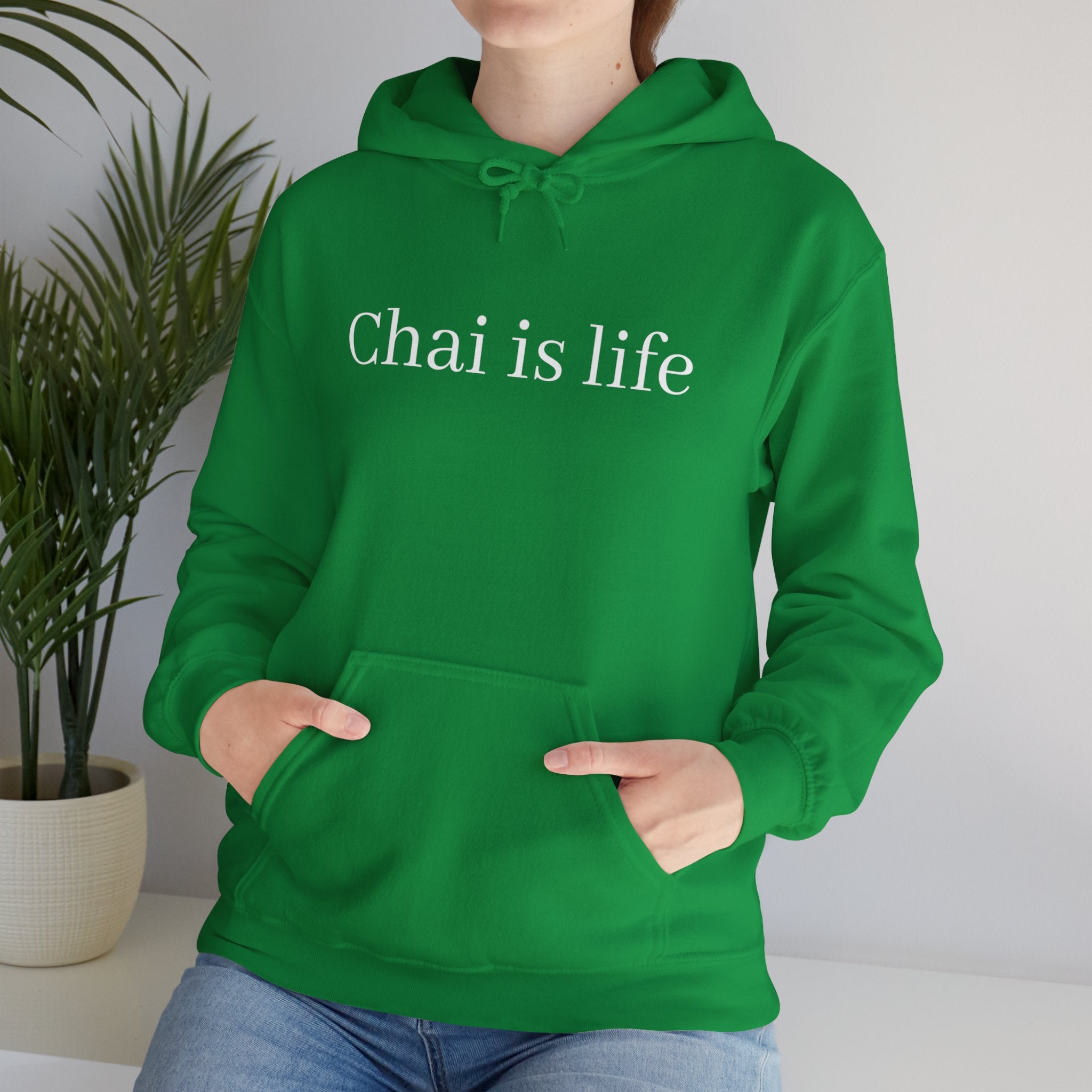 The Chai Life Sweatshirt Chai Chai Lover DTG Gift Hoodies Men's Clothing Regular fit Unisex Women's Clothing Hoodie