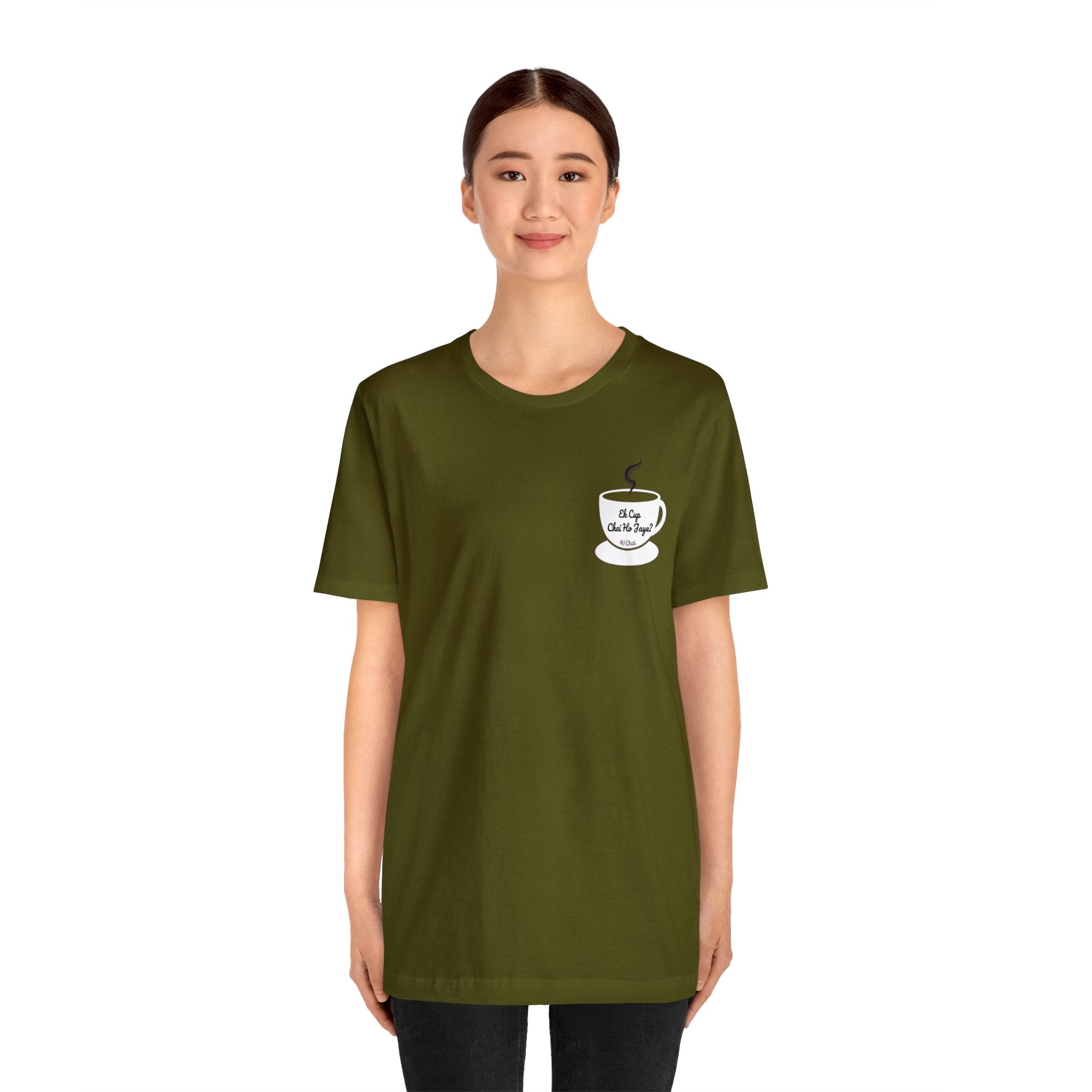 Ek Cup Chai Tshirt 2 day delivery Chai Chai Ho jaye? Chai Lover Cotton Crew neck DTG Express delivery Fast delivery Gift Men's Clothing Neck Labels Regular fit T-shirts Unisex Women's Clothing T-Shirt