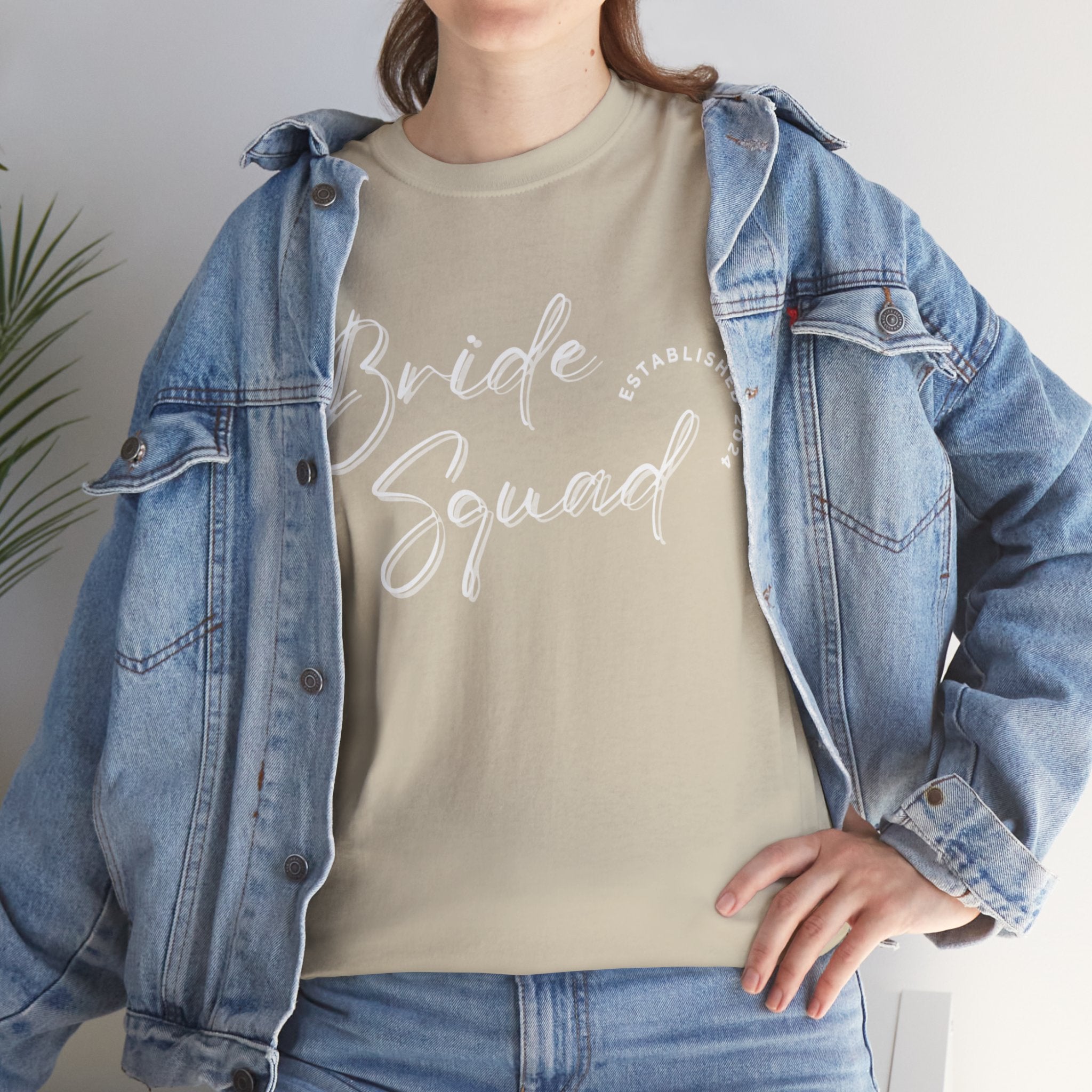 The Bride Squad Tshirt 2 day delivery Bachelor Party Bachlorette Party Bachlorette Trip Bride Bridesmaid Crew neck DTG Express delivery Fast delivery Gift Men's Clothing Neck Labels Newly wed Regular fit T-shirts Unisex Women's Clothing T-Shirt