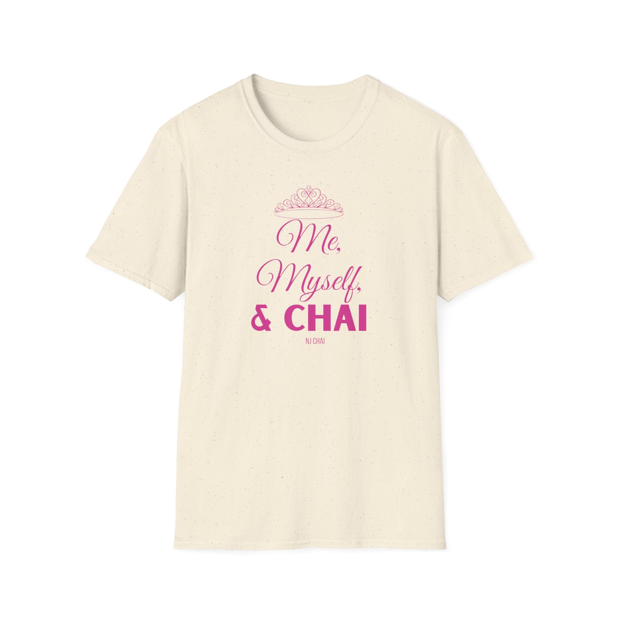 Chai Princess Tshirt Natural and I Chai Chai Lover Cotton Crew neck DTG Me Men's Clothing Myself Neck Labels Princess Regular fit T-shirts Women's Clothing T-Shirt